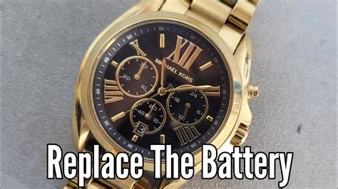 changing battery michael kors watch|michael kors smart watch battery.